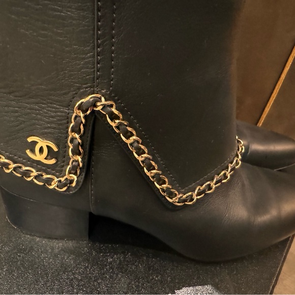 Chanel Black Boots - Picture 5 of 8